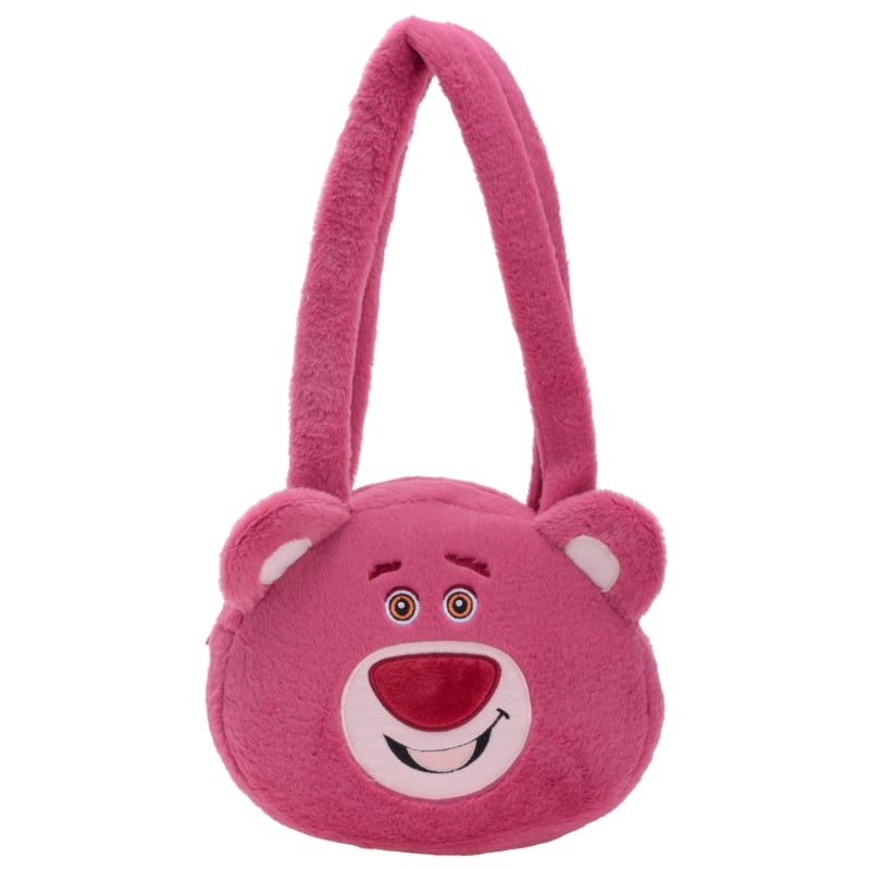 Geantă crossbody pluș cu Kuromi, velur, formă rotundă, drăguță, 2024