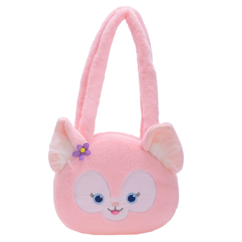 Geantă crossbody pluș cu Kuromi, velur, formă rotundă, drăguță, 2024