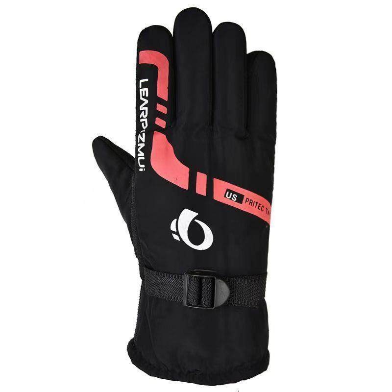 Ανδρικά γάντια χειμώνα για οδήγηση μοτοσικλέτας, με επένδυση φλις, παχιά και ζεστά για υπαίθρια αθλήματα και σκι