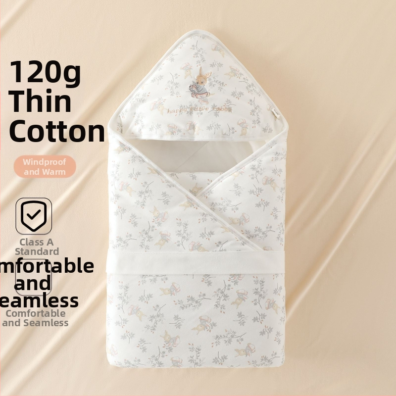Zavinovacia deka pre novorodencov, 120 g, 100% bavlna, zvierací vzor