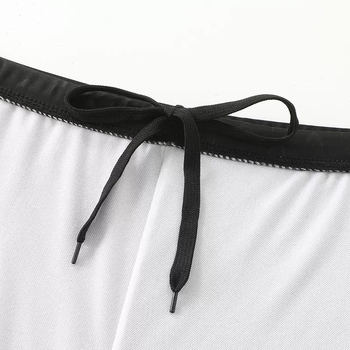 Férfi uszónadrág Sharkskin mintával, laza szabás, gyorsan száradó, fürdőhöz és gyógyfürdőkbe