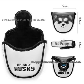Kryty na golfové palice Husky – drevené kryty na palice, kryty na puttery (polkruhové / rovné)