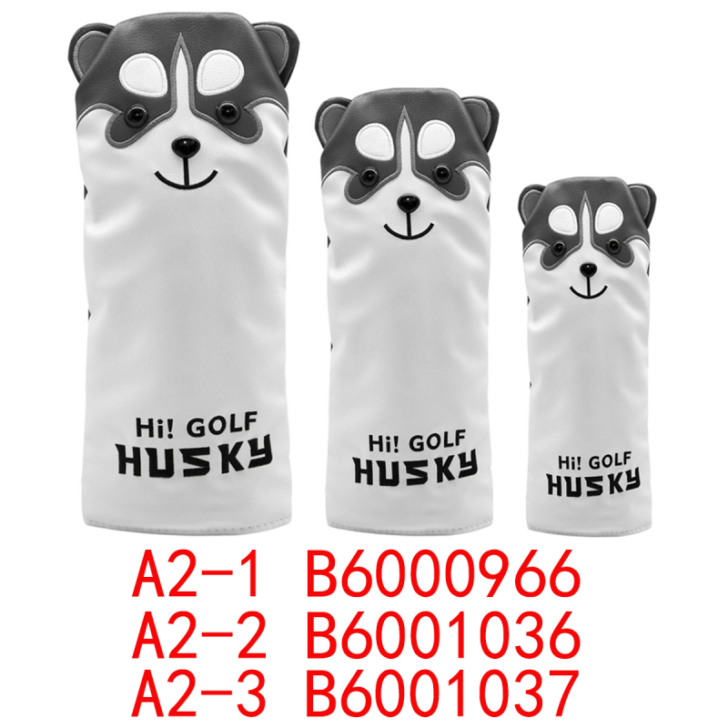 Husky golfklubfedők – fa klubfedők, putterfedők (félkör alakú / egyenes)