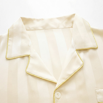 Мъжки пижами Ice Silk – къс ръкав топ с къси панталони, летен лек домашен комплект, удобен и стилен