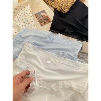 Ai Shiqi γυναικείο εσώρουχο από ice silk — γλυκό και χαριτωμένο, ιάπωνικού στυλ, καλοκαίρι 2024, λεπτό σχέδιο