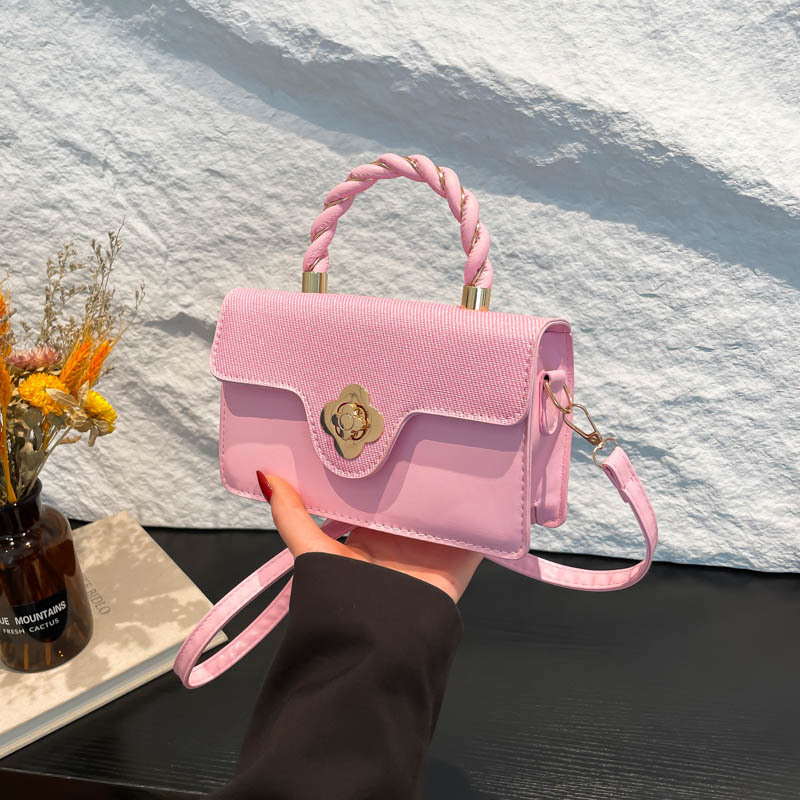 Geantă crossbody din PU pentru femei, mică pătrată, stil urban minimalist, primăvară-vară 2025