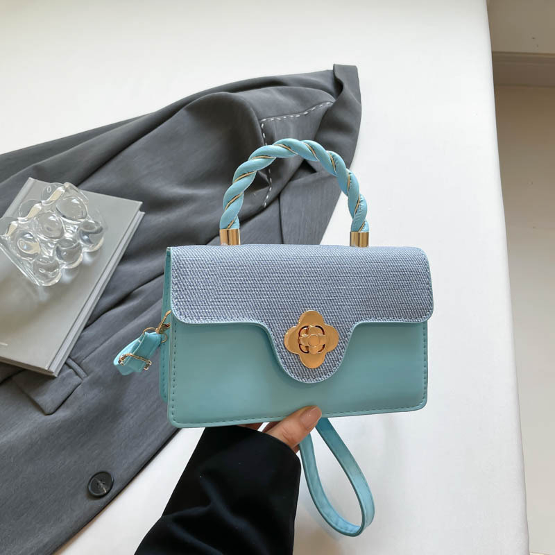 Geantă crossbody din PU pentru femei, mică pătrată, stil urban minimalist, primăvară-vară 2025
