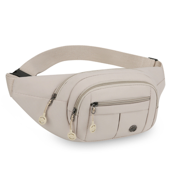 Geantă de talie din nylon pentru femei, impermeabilă, crossbody casual, purtare zilnică