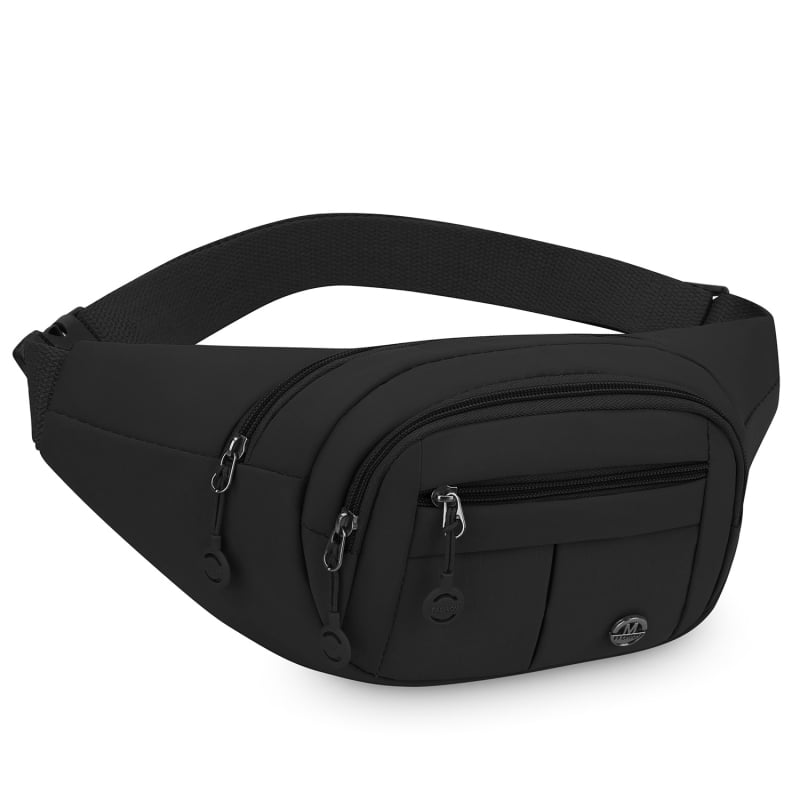 Geantă de talie din nylon pentru femei, impermeabilă, crossbody casual, purtare zilnică