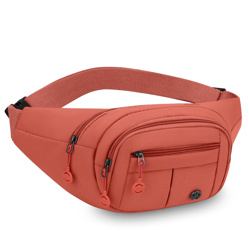 Geantă de talie din nylon pentru femei, impermeabilă, crossbody casual, purtare zilnică