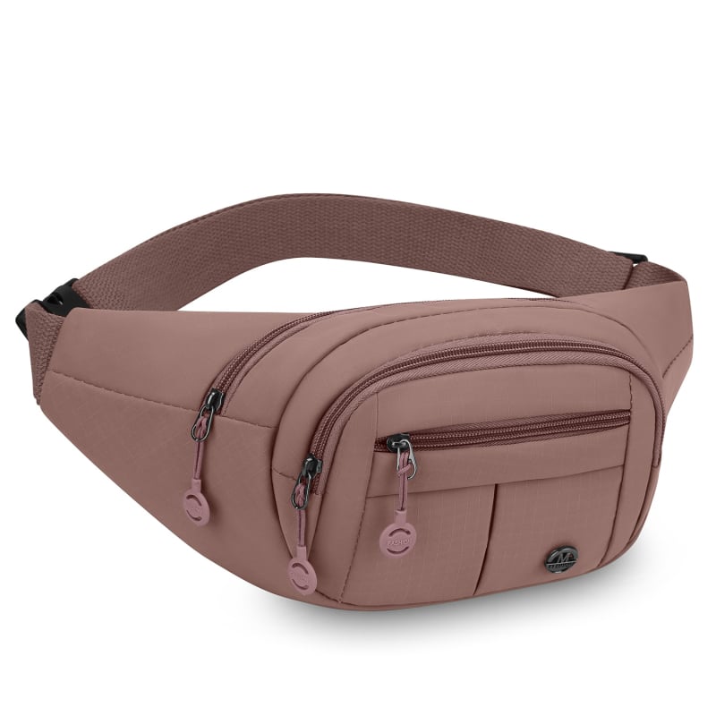 Geantă de talie din nylon pentru femei, impermeabilă, crossbody casual, purtare zilnică