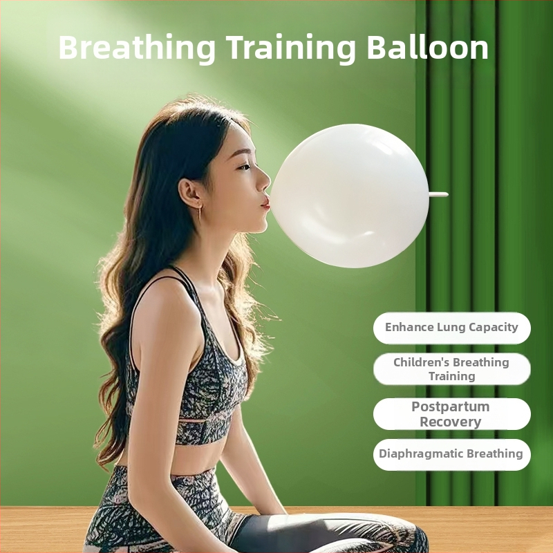 Balon de exerciții pentru adulți: capacitate pulmonară, respirație diafragmatică, recuperare postnatală, yoga pentru mușchii gurii