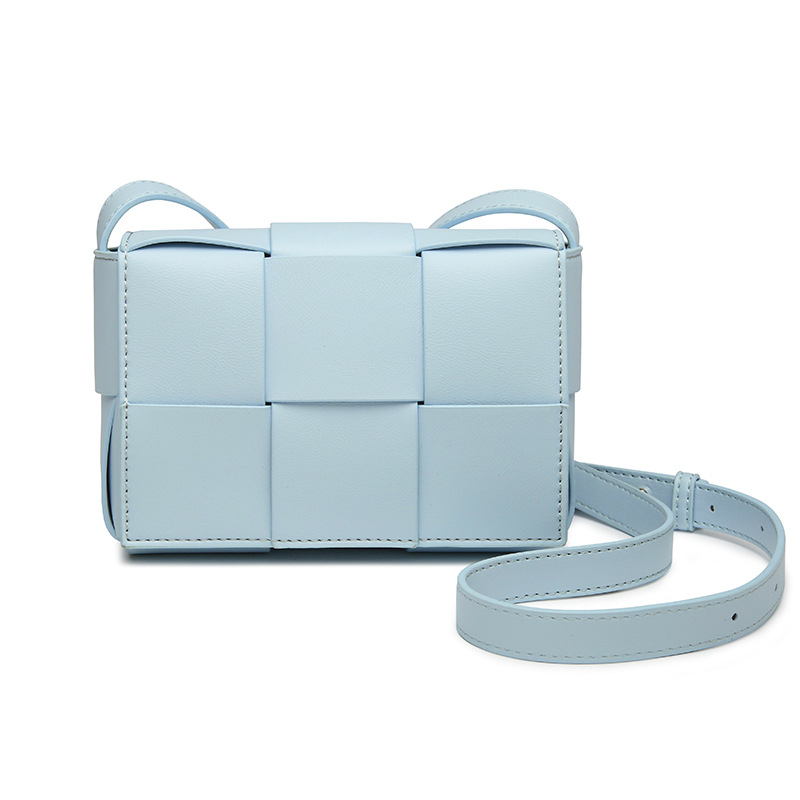 2026 design de nișă țesut crossbody pentru telefon, stil coreean, geantă mică pătrată pentru femei, toamnă-iarnă