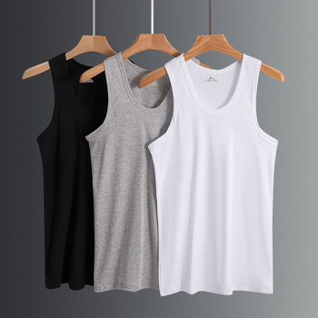 Maieu bărbătesc din bumbac cu țesătură rib, croială slim-fit, sport, culoare solidă, mărimea 4XL