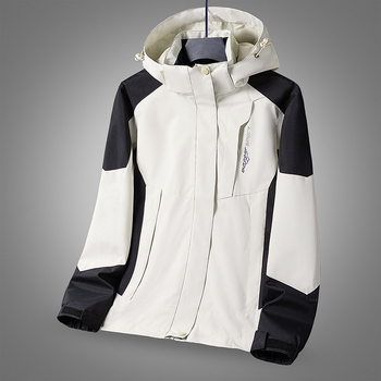 Muška kapuljača outdoor jakna – vodootporna, otporna na vjetar i habanje, zip, planinski/sportski stil, Hong Kong style