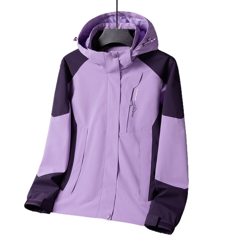Muška kapuljača outdoor jakna – vodootporna, otporna na vjetar i habanje, zip, planinski/sportski stil, Hong Kong style