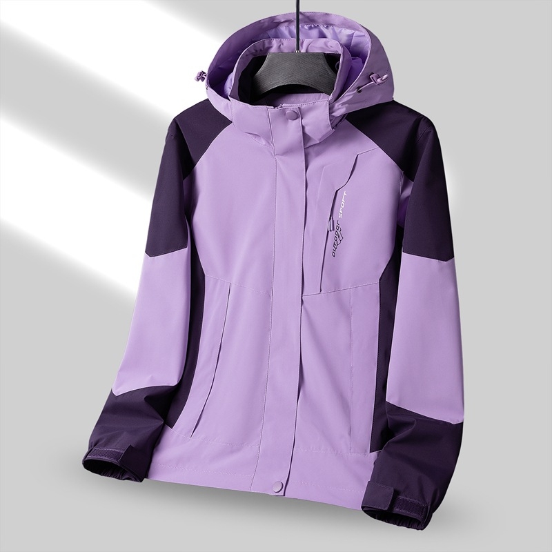 Muška kapuljača outdoor jakna – vodootporna, otporna na vjetar i habanje, zip, planinski/sportski stil, Hong Kong style