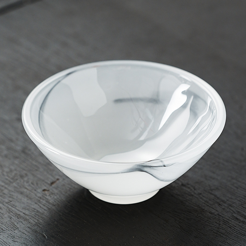 Šalica za čaj u obliku šešira s šarenom glazurom, jade porcelanska kung fu čajna šalica, pojedinačna šalica za dom ili ured, dar