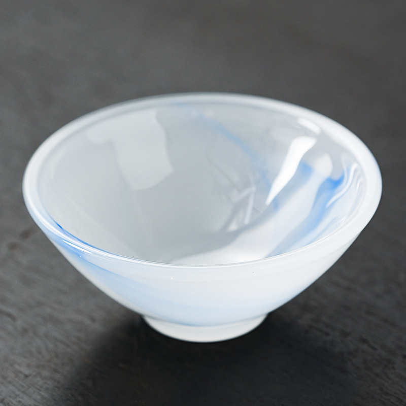 Šalica za čaj u obliku šešira s šarenom glazurom, jade porcelanska kung fu čajna šalica, pojedinačna šalica za dom ili ured, dar