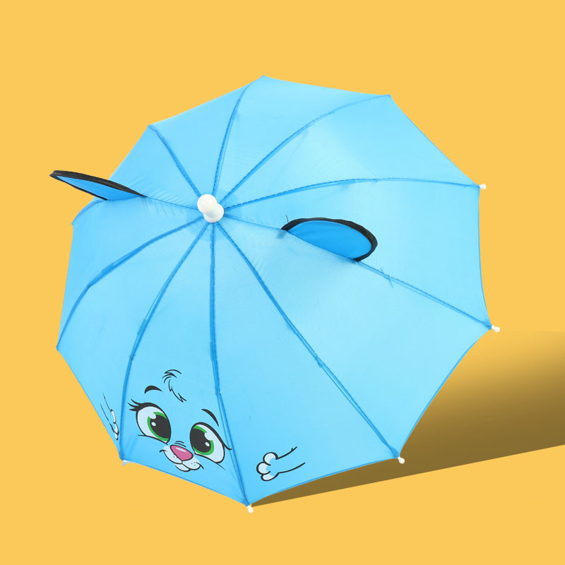 Gyerekeknek szóló mini esernyő aranyos 3D-s füllel, 1-3 éveseknek
