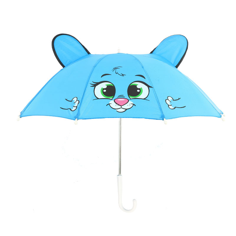 Gyerekeknek szóló mini esernyő aranyos 3D-s füllel, 1-3 éveseknek