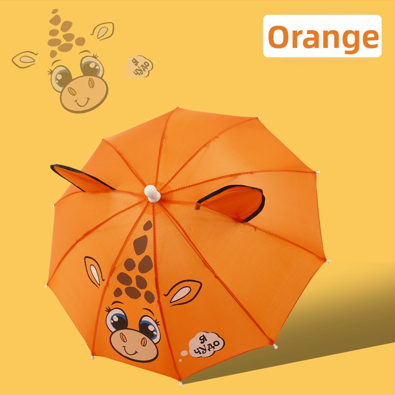 Gyerekeknek szóló mini esernyő aranyos 3D-s füllel, 1-3 éveseknek