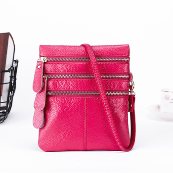 Geantă de umăr din piele naturală pentru femei, portofel și buzunar pentru telefon, crossbody creativă