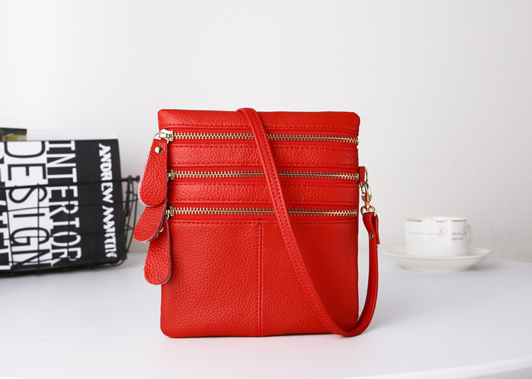Geantă de umăr din piele naturală pentru femei, portofel și buzunar pentru telefon, crossbody creativă