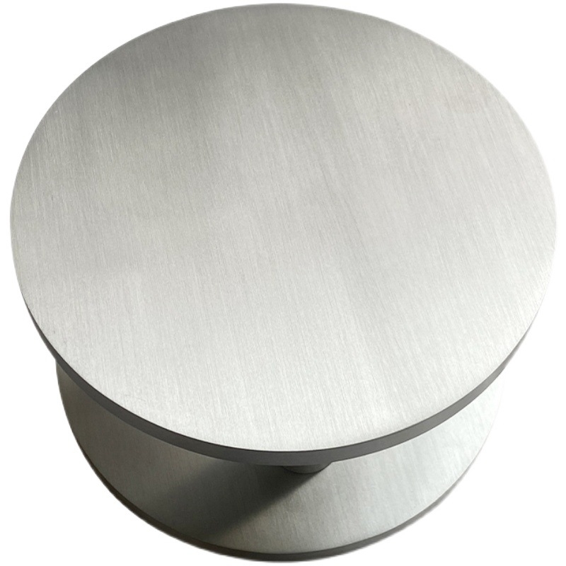 Okrugla kvaka za vrata, crno-bijela, od aluminijske legure, za staklena vrata, moderni minimalistički stil