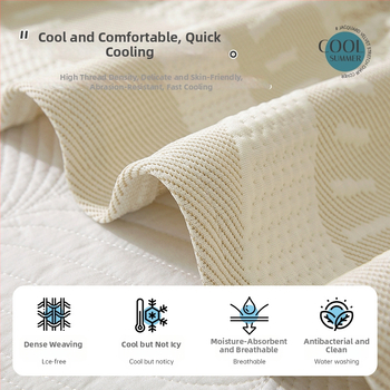 Husa pentru tăblia patului de vară, acoperire completă, Ice Silk, moale, protecție împotriva prafului