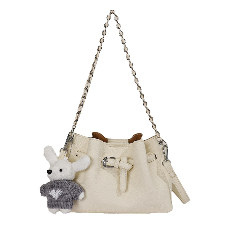 2026 nova ženska torbica u francuskom stilu, lagana i elegantna crossbody torbica za rame, oblik kante