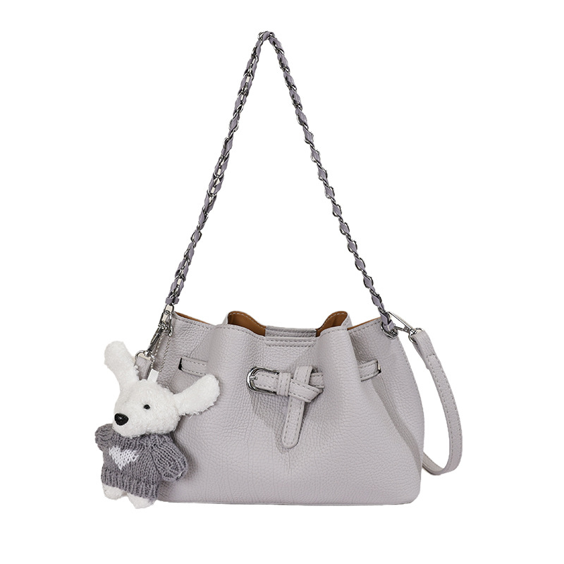 2026 nova ženska torbica u francuskom stilu, lagana i elegantna crossbody torbica za rame, oblik kante