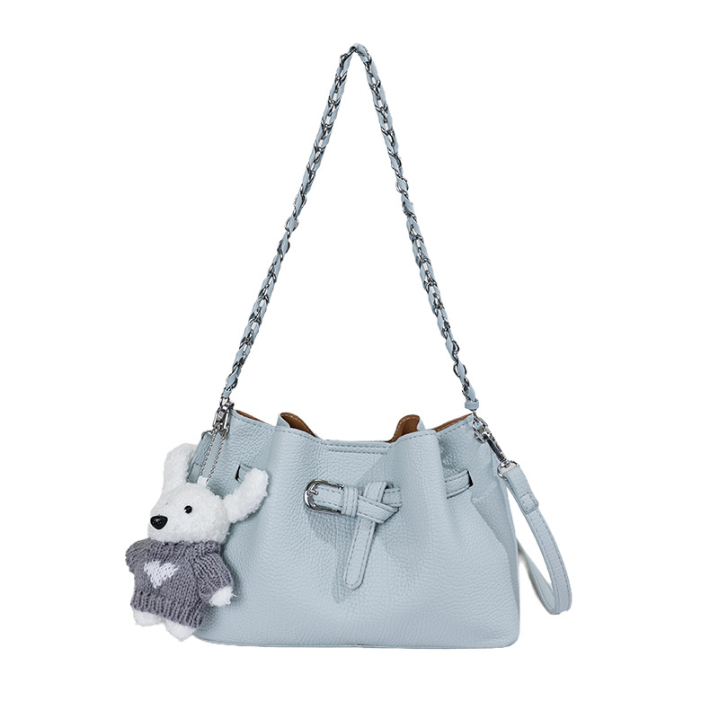 2026 nova ženska torbica u francuskom stilu, lagana i elegantna crossbody torbica za rame, oblik kante
