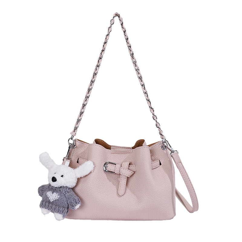 2026 nova ženska torbica u francuskom stilu, lagana i elegantna crossbody torbica za rame, oblik kante