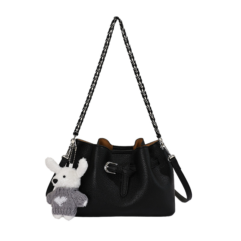 2026 nova ženska torbica u francuskom stilu, lagana i elegantna crossbody torbica za rame, oblik kante