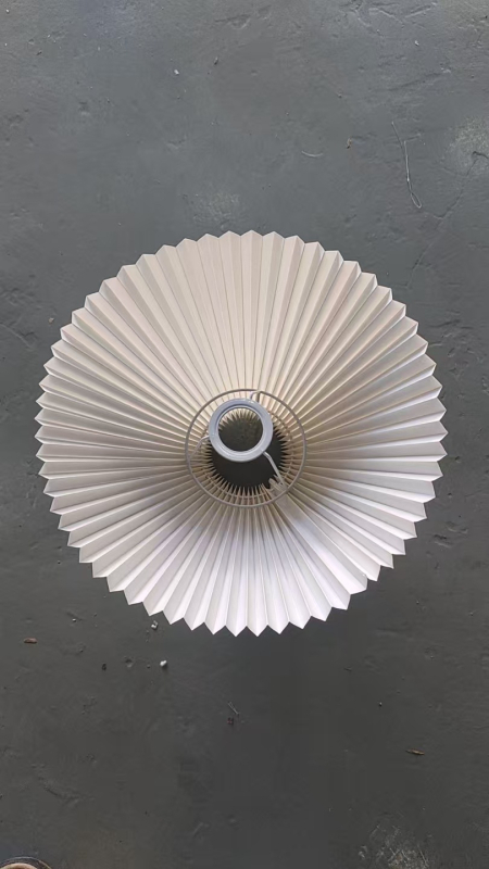 Plisirani papirnasti abazur za stolnu i podnu lampu, okrugli, anti‑sjaj, dekorativno