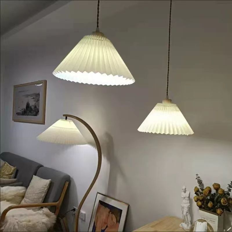 Plisirani papirnasti abazur za stolnu i podnu lampu, okrugli, anti‑sjaj, dekorativno
