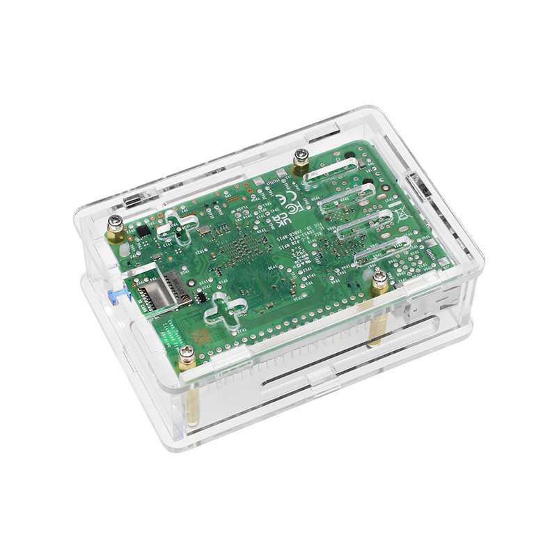 Ακρυλικό περίβλημα ψύξης για Raspberry Pi 5ης γενιάς, συμβατό με Active Cooler ψύκτρα