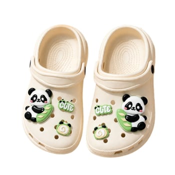 Летни детски Panda сандали, EVA, затворен пръст, дишащи и противохлъзгащи