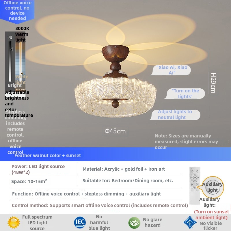Krémové stropné svietidlo vo francúzskom štýle, minimalistická lampa do jedálne, ambientné svetlo inšpirované pierkami do detskej izby s hviezdnou atmosférou