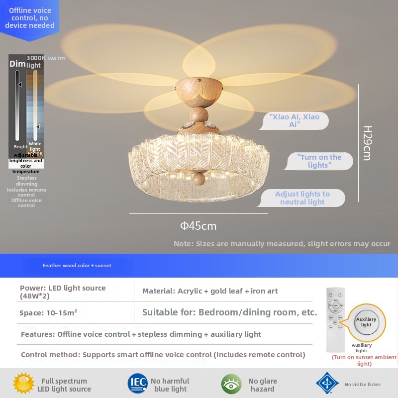Krémové stropné svietidlo vo francúzskom štýle, minimalistická lampa do jedálne, ambientné svetlo inšpirované pierkami do detskej izby s hviezdnou atmosférou