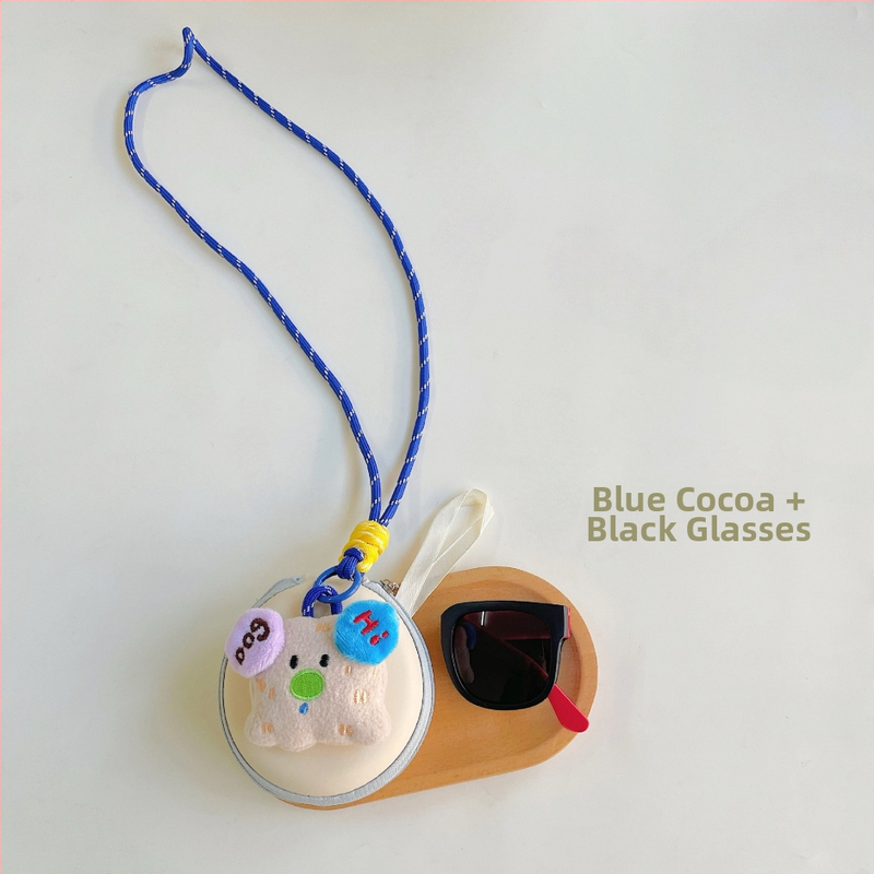 Ochelari de soare pentru copii, portabili, pliabili, cu husă, set, rame pătrate color-block, UV400