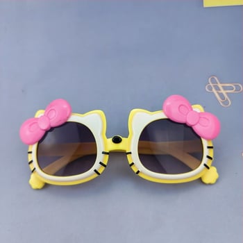 Ochelari de soare pentru copii Hello Kitty — design drăguț cu pisicuță, pentru băieți și fete, UV380