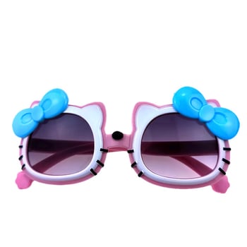 Ochelari de soare pentru copii Hello Kitty — design drăguț cu pisicuță, pentru băieți și fete, UV380