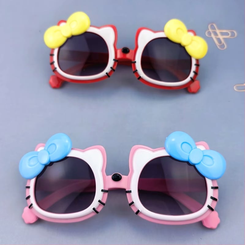 Ochelari de soare pentru copii Hello Kitty — design drăguț cu pisicuță, pentru băieți și fete, UV380