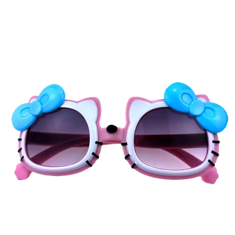 Ochelari de soare pentru copii Hello Kitty — design drăguț cu pisicuță, pentru băieți și fete, UV380