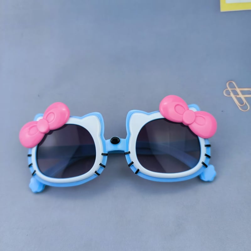 Ochelari de soare pentru copii Hello Kitty — design drăguț cu pisicuță, pentru băieți și fete, UV380