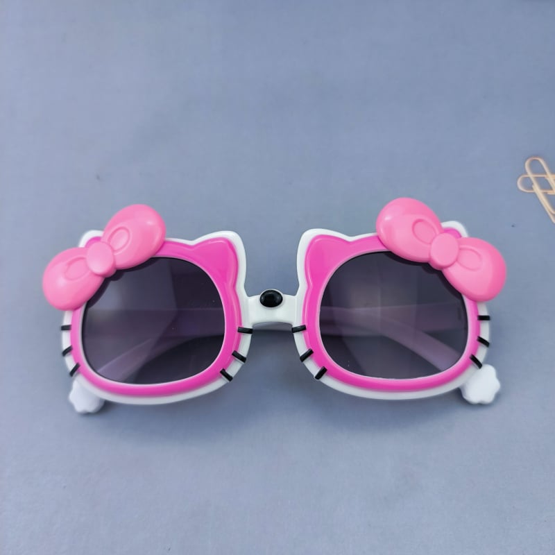 Ochelari de soare pentru copii Hello Kitty — design drăguț cu pisicuță, pentru băieți și fete, UV380