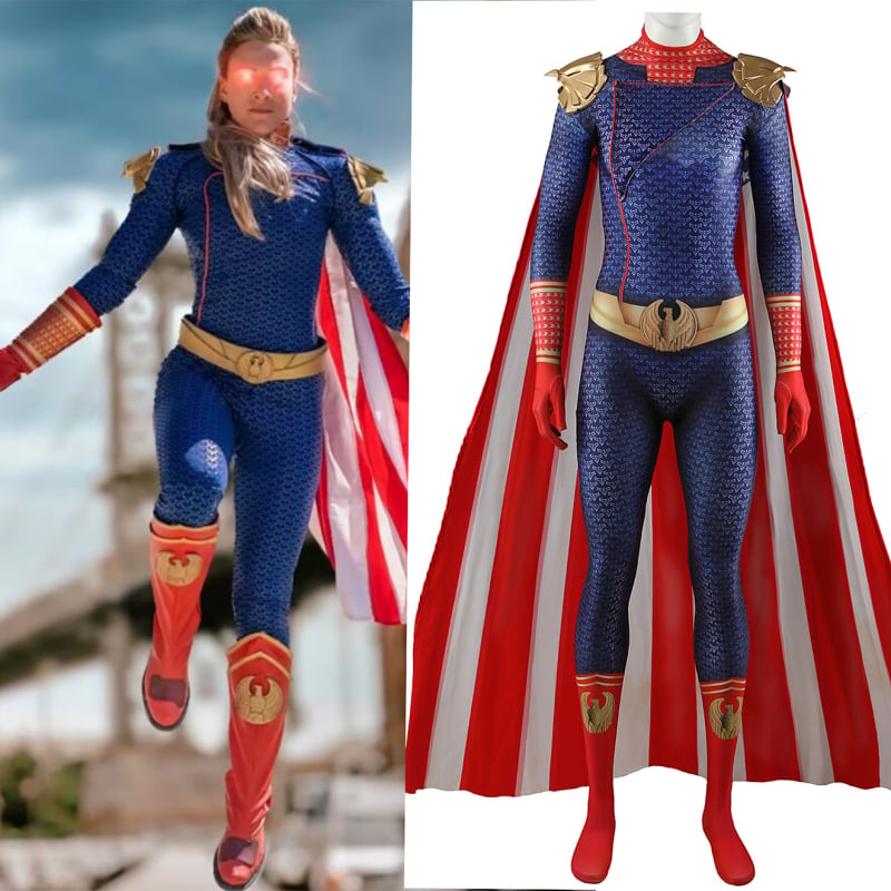 Cosplay kostým The Boys: čierny župan pre ženskú postavu, Halloween cosplay