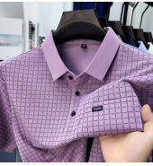 2026 Nova muška polo majica s dužim rukavima, udobna široka kroja, korejski stil